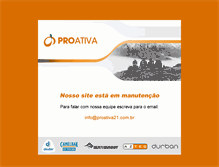 Tablet Screenshot of proativa21.com.br